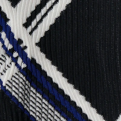 (W) Burberry 中長款修身休閒洋裝 黑色格紋設計 80888681 Sizing (W) Burberry 中長款修身休閒洋裝 黑色格紋設計 80888681