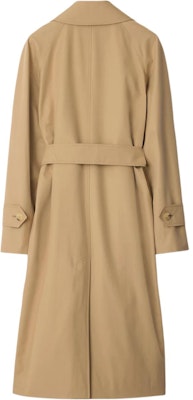 (W) Abrigo Burberry Largo Medio Color Sólido en Kaki. 80943621 Shop (W) Abrigo Burberry Largo Medio Color Sólido en Kaki. 80943621