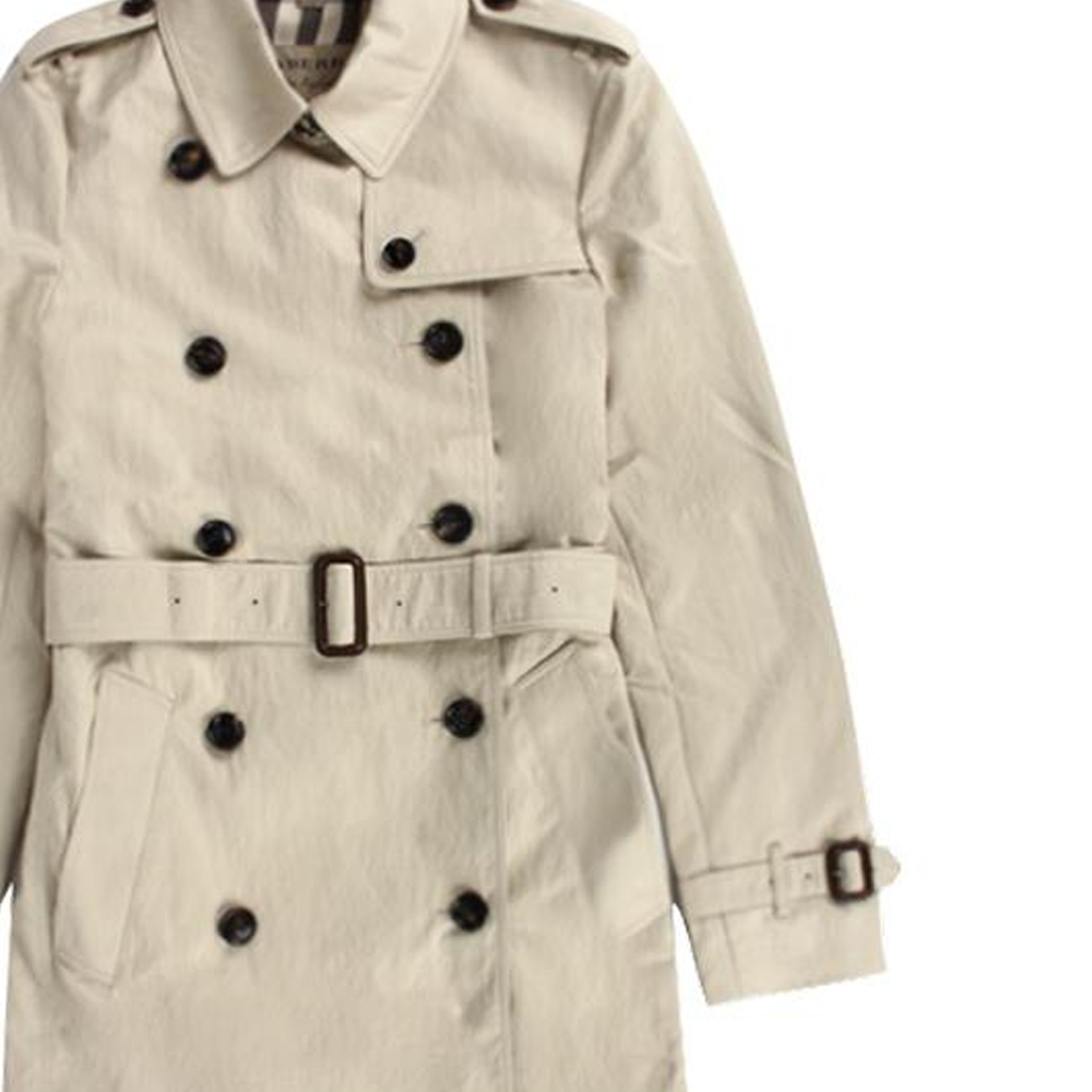(Women) Burberry  Mid-Length Trench Coat with Belt in Khaki. 80194141 圖 6
