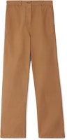 (Women) Burberry Mid-Rise Button Logo Jeans in Camel Color. 80725061 (Women) Burberry Mid-Rise Button Logo Jeans in Camel Color. 80725061