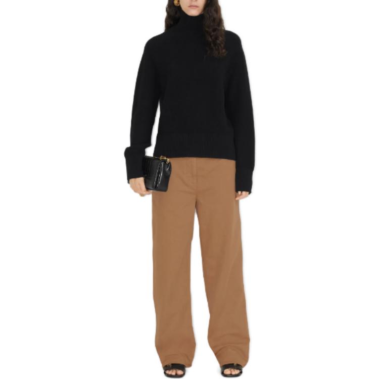 Lookbook (W) 博柏利驼色中腰扣标牛仔裤 80725061