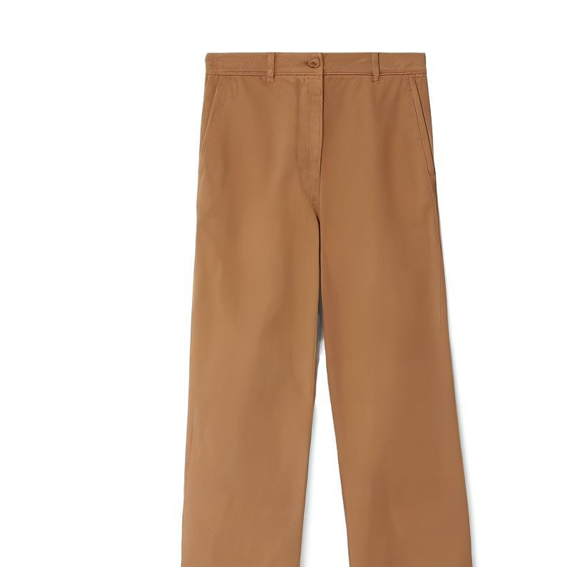 Purchase (W) 博柏利驼色中腰扣标牛仔裤 80725061