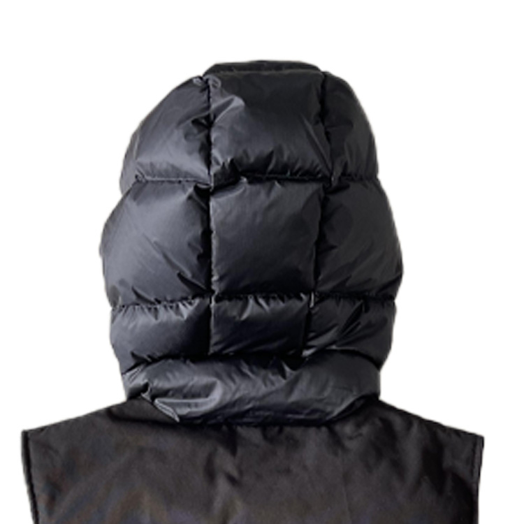 Sizing (W) バーバリー ネイビーブルー ロゴパターン カジュアルフードベスト 80615461