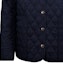 Sizing (W) Burberry Jaket Quilted Biru Navy dengan Kolar Point dan Butang Tunggal. 80782391