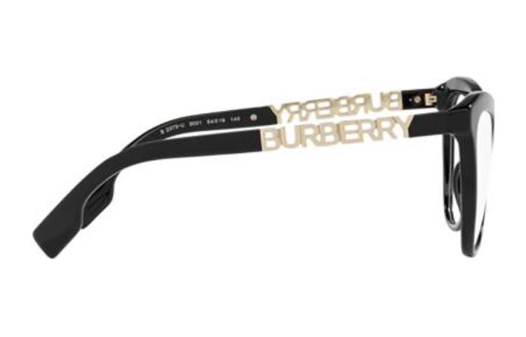 (Women) Burberry  Oversized Irregular Acetate Optical Glasses Black Frame BE2373U3001 圖 4