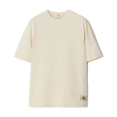 (Women) Burberry Oversized Logo Crewneck T-Shirt Off-White. 80836271