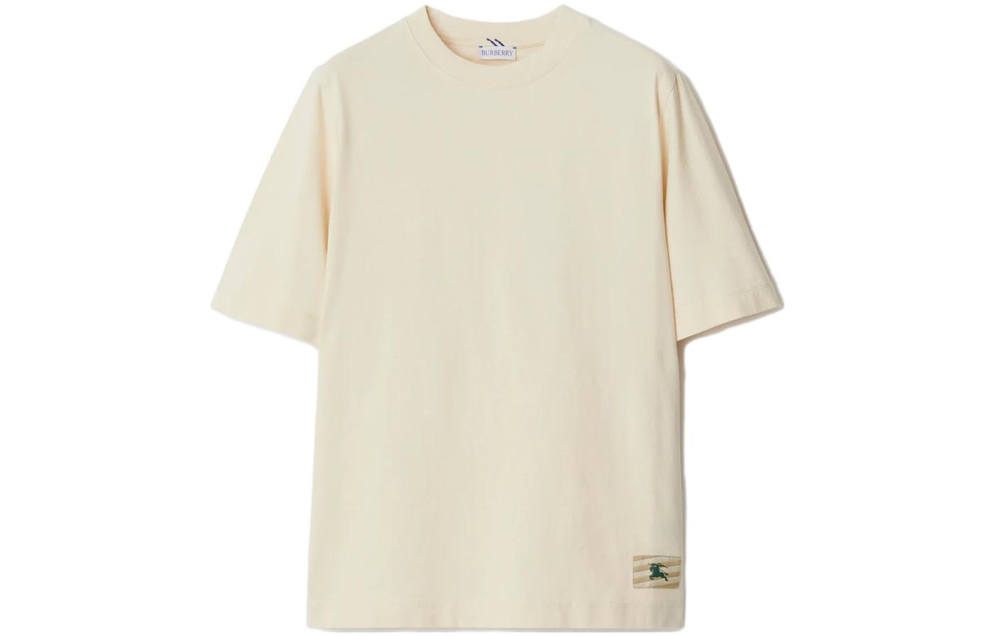 (Women) Burberry  Oversized Logo Crewneck T-Shirt Off-White. 80836271 圖 2