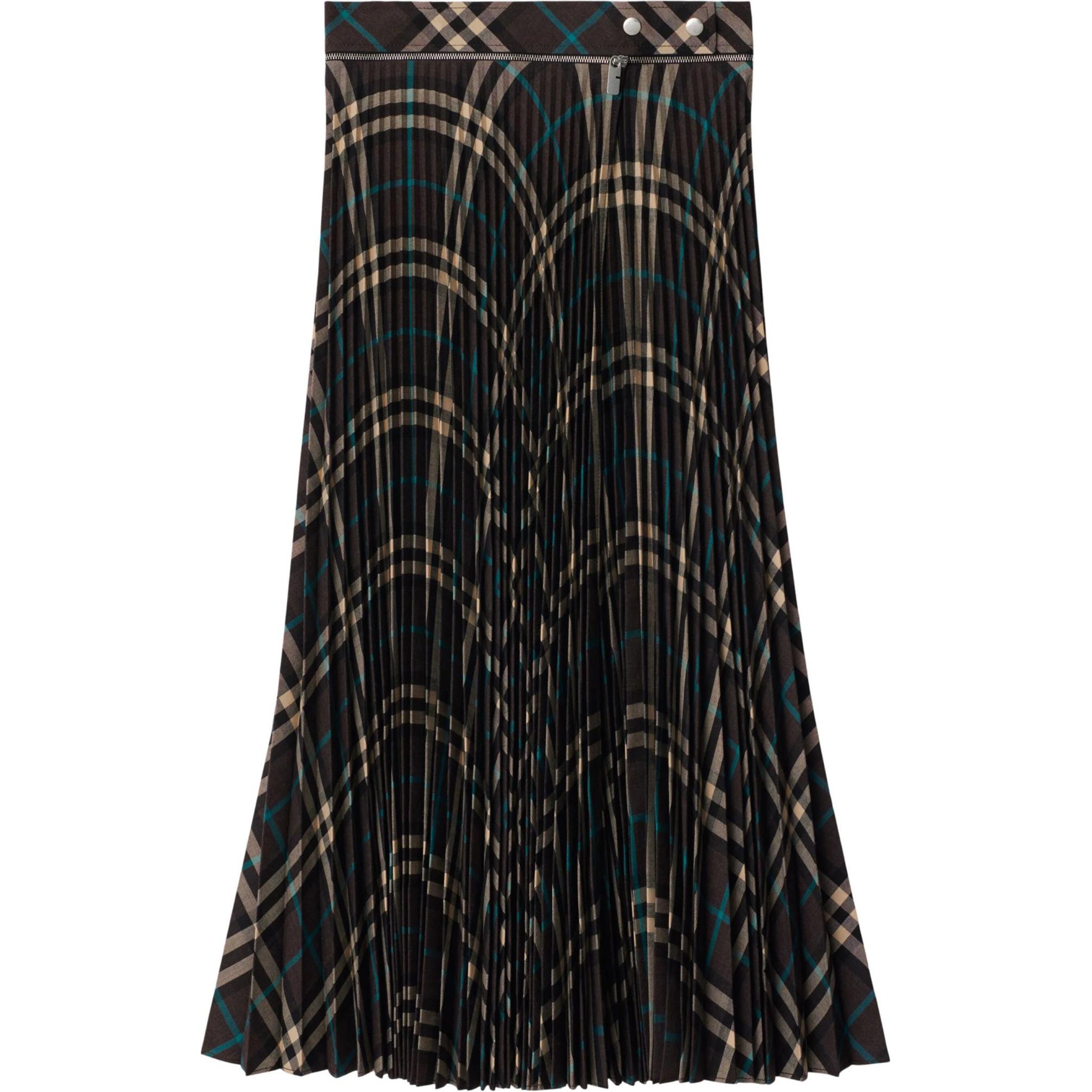 Order (W) Burberry 拼接條紋高腰休閒中長裙 多色 80930101