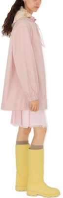 (W) Burberry Jaket Zip-Up Longgar Cek Kotak Pink dengan Hoodie 80838281 Details for (W) Burberry Jaket Zip-Up Longgar Cek Kotak Pink dengan Hoodie 80838281