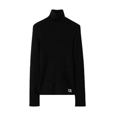(Women) Burberry Plain High-Neck Long-Sleeve Knit Sweater 80775981