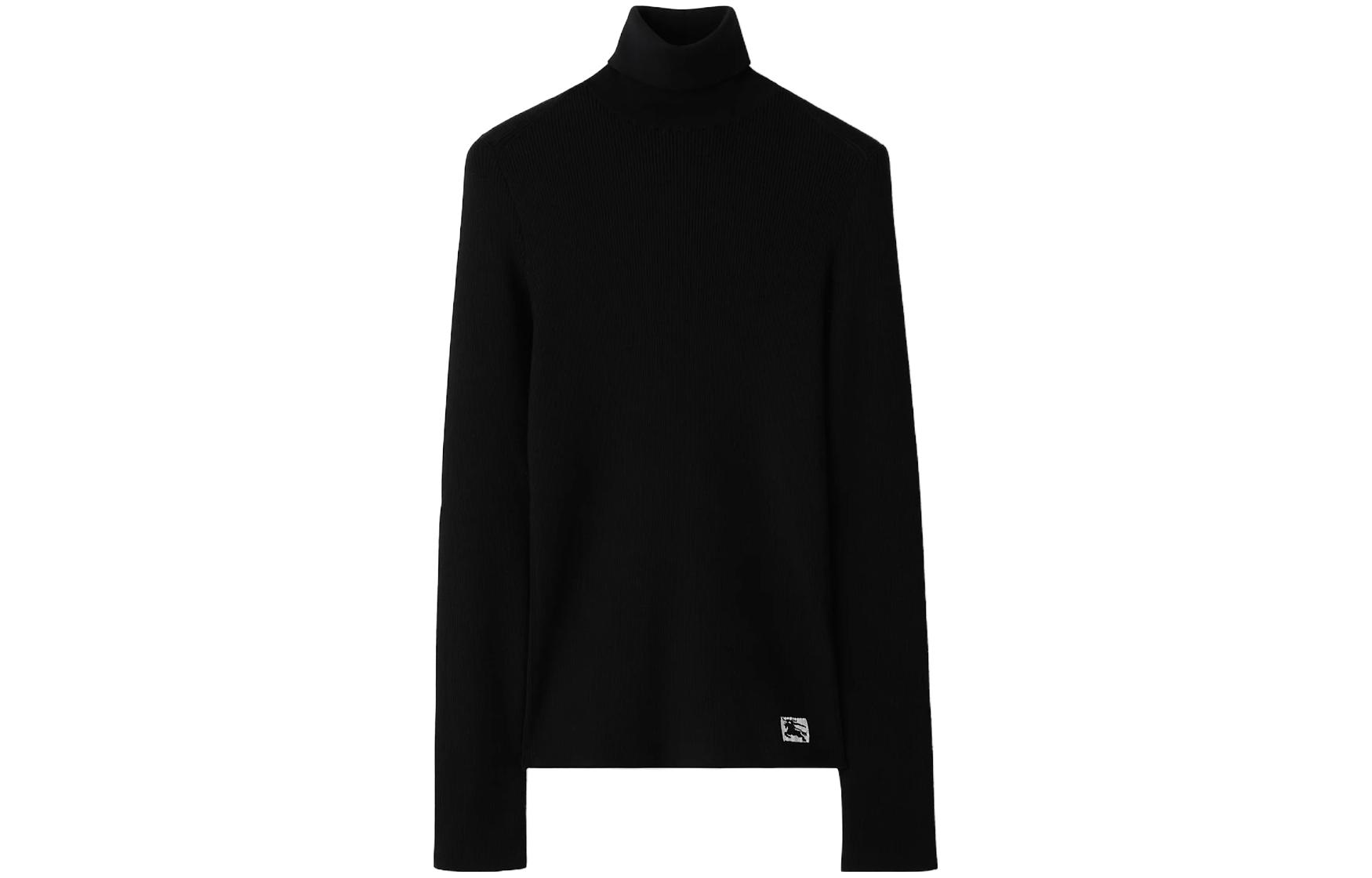 Order (Women) Burberry  Plain High-Neck Long-Sleeve Knit Sweater 80775981