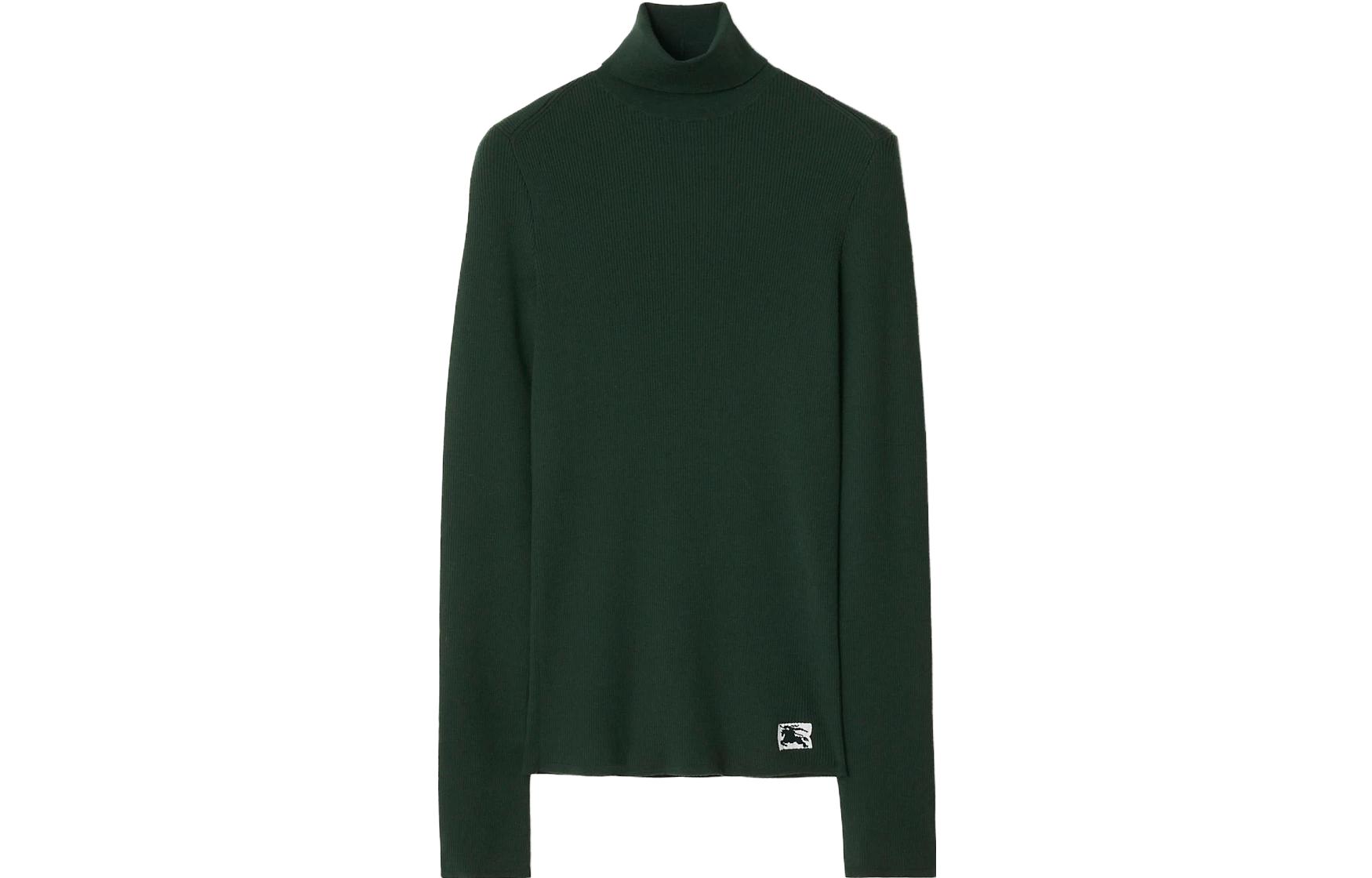 Sizing (Women) Burberry  Plain High-Neck Long-Sleeve Knit Sweater 80775981