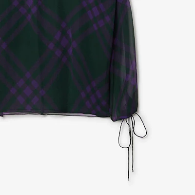 (W) Burberry Kemeja Tanpa Lengan Ungu Corak Kotak Warna Santai. 80777421 Details for (W) Burberry Kemeja Tanpa Lengan Ungu Corak Kotak Warna Santai. 80777421