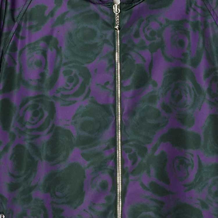 (Women) Burberry  Purple Rose Print Hooded Jacket. 80790131 圖 5