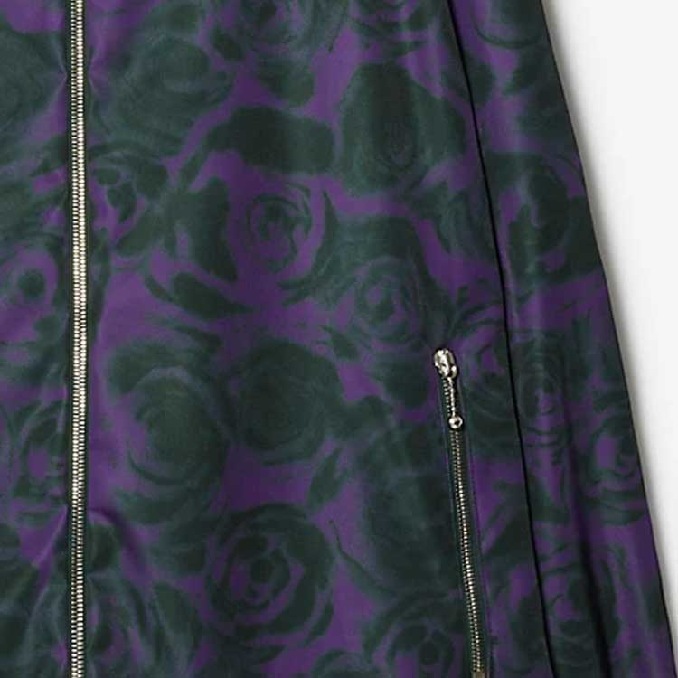 (Women) Burberry  Purple Rose Print Hooded Jacket. 80790131 圖 6