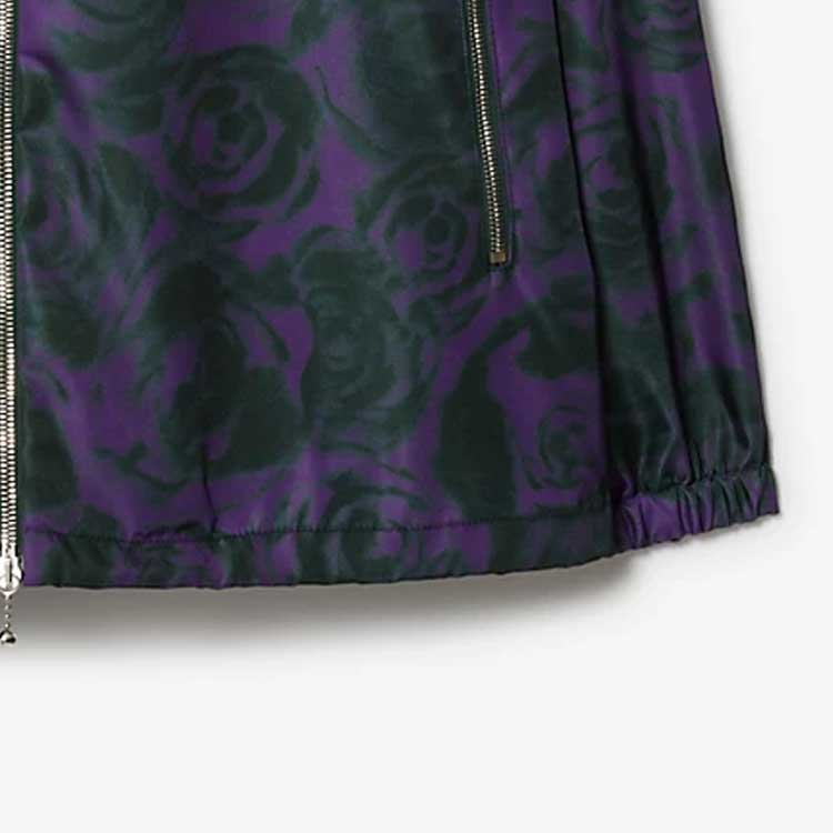 (Women) Burberry  Purple Rose Print Hooded Jacket. 80790131 圖 7