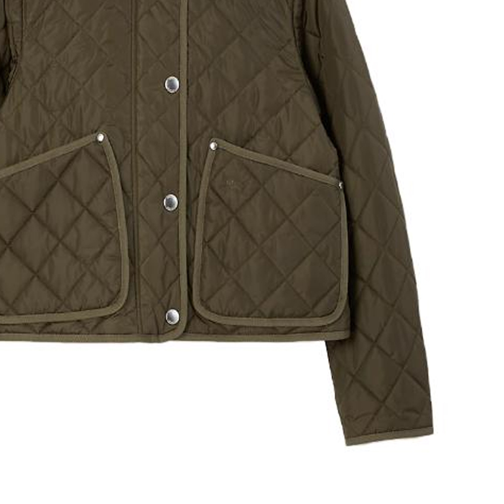 Purchase (Women) Burberry  Quilted Cotton Jacket Khaki Green Color. 80749061