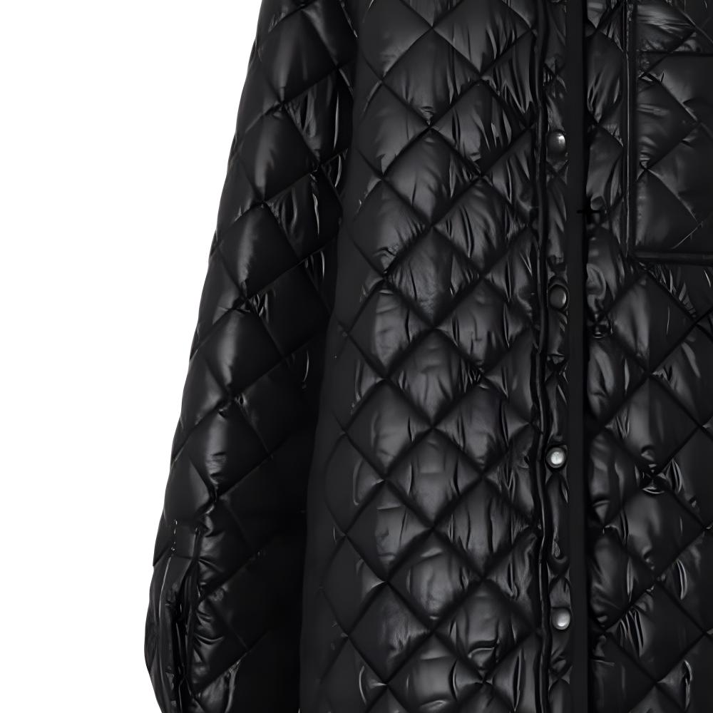 Sizing (W) Chaqueta Burberry Acolchada de Algodón Manga Larga Negra 80623581