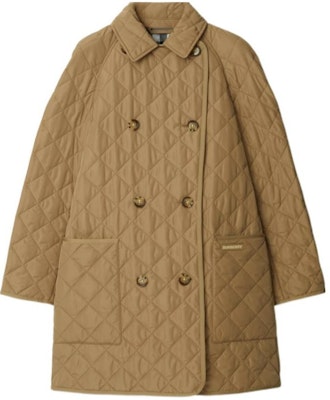 (W) 버버리 퀼팅 더블 브레스트 코튼 자켓 카멜 탄 80842001 Order (W) 버버리 퀼팅 더블 브레스트 코튼 자켓 카멜 탄 80842001