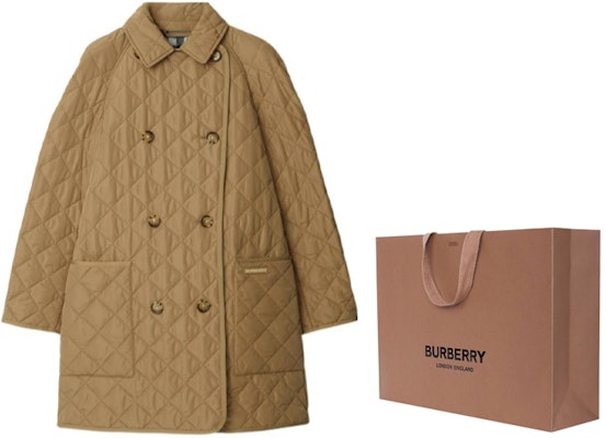 (W) 버버리 퀼팅 더블 브레스트 코튼 자켓 카멜 탄 80842001 Shop (W) 버버리 퀼팅 더블 브레스트 코튼 자켓 카멜 탄 80842001