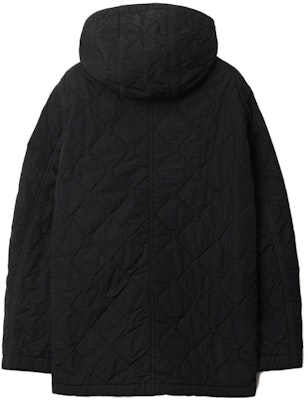 (Women) Burberry Quilted Hooded Jacket Solid Color Onyx Shade. 80839571 Lookbook (Women) Burberry Quilted Hooded Jacket Solid Color Onyx Shade. 80839571
