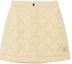 Buy (Women) Burberry Quilted Short Skirt Solid Color Casual Black. 80811261