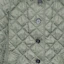 Shop (W) Burberry Jaket Quilt Single-Breasted Zip Hijau Zaitun 80530471