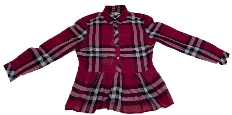 women-burberry-red-checked-print-long-sleeve-shirt-40129951