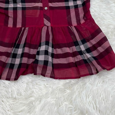 (W) 버버리 레드 체크 프린트 긴팔 셔츠. 40129951 Purchase (W) 버버리 레드 체크 프린트 긴팔 셔츠. 40129951