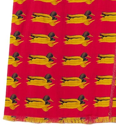 (W) Falda Mini Casual Roja con Estampado de Patos de Burberry. 80772851 Details for (W) Falda Mini Casual Roja con Estampado de Patos de Burberry. 80772851