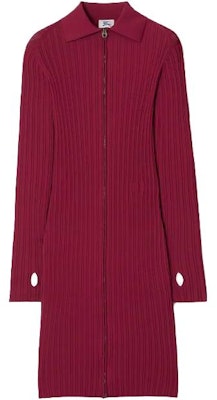 (W) Vestido Midi Rojo de Manga Larga con Cremallera Burberry EKD Mezcla de Viscosa. 80847091 Order (W) Vestido Midi Rojo de Manga Larga con Cremallera Burberry EKD Mezcla de Viscosa. 80847091