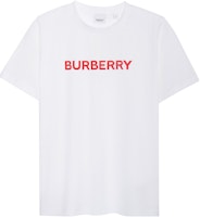 (Women) Burberry Red Letter Logo Crewneck T-Shirt SS23 Regular Fit. 80709731 (Women) Burberry Red Letter Logo Crewneck T-Shirt SS23 Regular Fit. 80709731