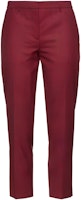 (Women) Burberry Red Straight-Leg Casual Pants with Zipper Closure. 80074031 (Women) Burberry Red Straight-Leg Casual Pants with Zipper Closure. 80074031