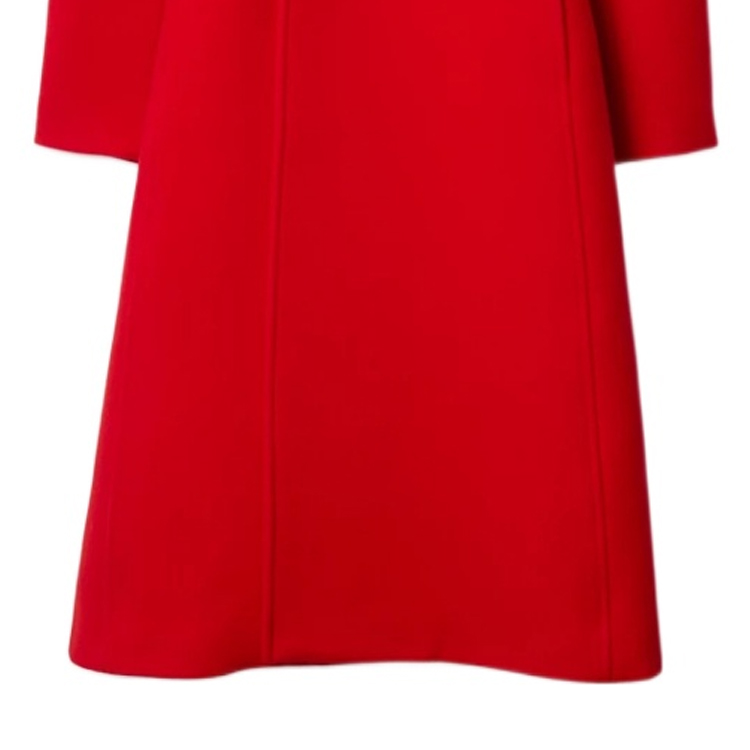 (Women) Burberry  Red Wool Twill Casual Coat 80764641 圖 6