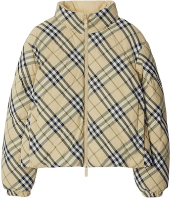 (Women) Burberry Reversible Check Down Jacket Grainy Beige. 80984881 Order (Women) Burberry Reversible Check Down Jacket Grainy Beige. 80984881