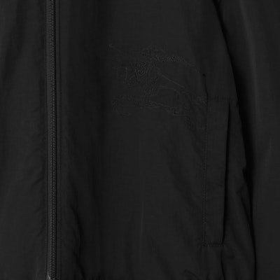 (W) Burberry 綠色可翻轉格紋連帽拉鍊外套 80926851 3