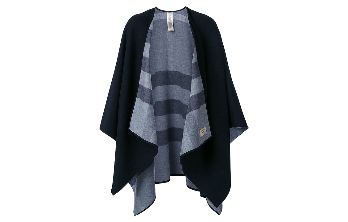 (Women) Burberry  Reversible Check Warm Shawl Black 4029404