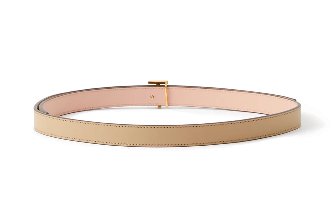 (Women) Burberry  Reversible TB Logo Leather Belt Brown 3cm Stylish Accessory 80660521 圖 3