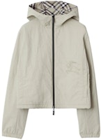 (W) Burberry Jaket Hoodie Boleh Balik Zip dalam Colorblock Check Hijau Lumut. 80883401 Shop (W) Burberry Jaket Hoodie Boleh Balik Zip dalam Colorblock Check Hijau Lumut. 80883401