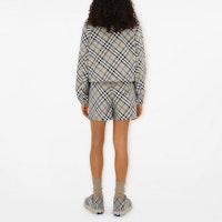 (W) Burberry Jaket Hoodie Boleh Balik Zip dalam Colorblock Check Hijau Lumut. 80883401 Sizing (W) Burberry Jaket Hoodie Boleh Balik Zip dalam Colorblock Check Hijau Lumut. 80883401