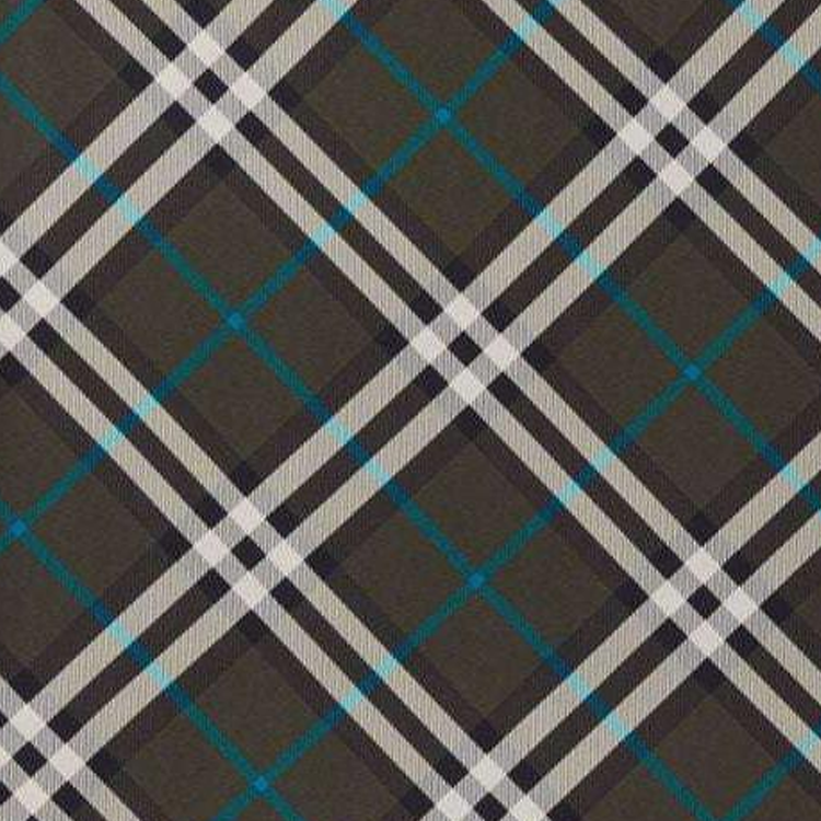 (Women) Burberry  Silk Scarf with Checkered Design - Multicolor. 8090752 圖 4