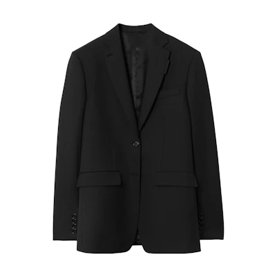 (Women) Burberry Single-Breasted Long-Sleeve Blazer Jacket. 80711541
