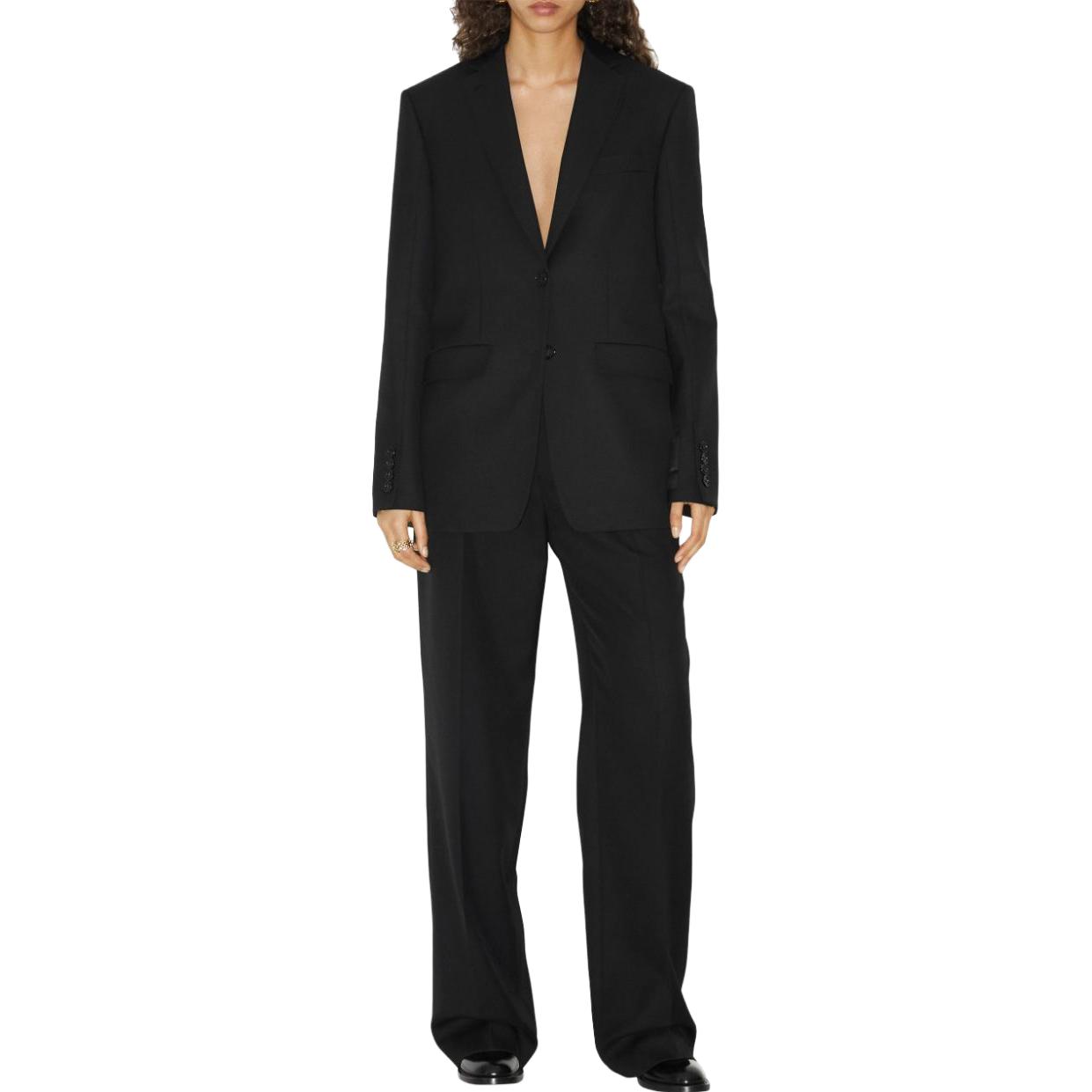 Lookbook (W) Burberry Blazer Jaket Lengan Panjang Single-Breasted. 80711541