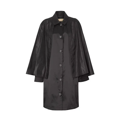 (Women) Burberry Single-Breasted Long Coat Black 80136571