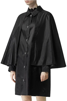 (W) Burberry 单排扣长款黑色大衣 80136571 Purchase (W) Burberry 单排扣长款黑色大衣 80136571