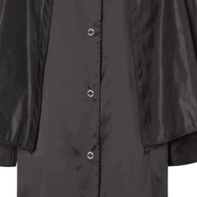 (W) Burberry 单排扣长款黑色大衣 80136571 Cheap (W) Burberry 单排扣长款黑色大衣 80136571