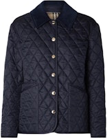 (Women) Burberry Single-Breasted Solid Collar Jacket Midnight Blue. 80963541 (Women) Burberry Single-Breasted Solid Collar Jacket Midnight Blue. 80963541