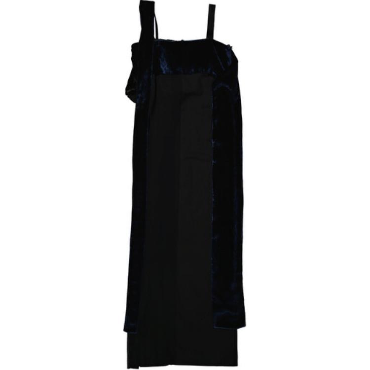 (Women) Burberry  Sleeveless Long Black Dress with Split Hem Detail. 45626491 圖 2