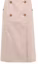 Shop (W) Burberry Dress Tanpa Lengan Midi Slim Fit Light Khaki 80710471