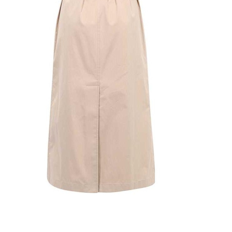 (Women) Burberry  Sleeveless Midi Slim Fit Dress Light Khaki 80710471 圖 6